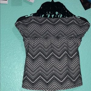 Halter top tankini top